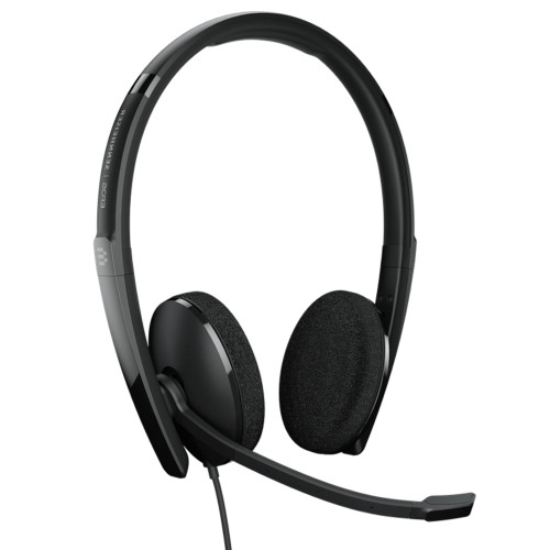 EPOS/Sennheiser 160T Stereo Headset, UC/USB-C, Teams Certified, Connects to Deskphone, PC/Mac, Softphones via USB - Works with Zoom, RingCentral, 8x8, Vonage (1000905)
