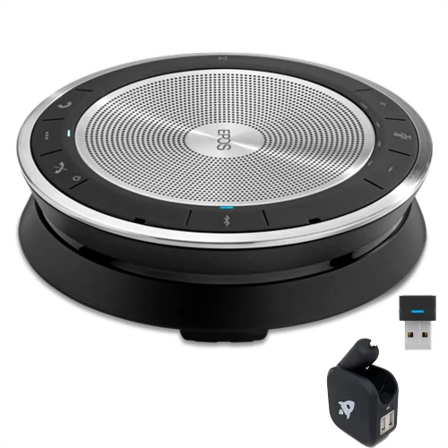 EPOS - Sennheiser Expand 30+ Speakerphone - Global Teck Bundle with USB Bluetooth Dongle and GTW 2-Port Charger, Compatible with Teams, Zoom, Webex, Skype, PC, Laptop, Mobile Phone and Tablet