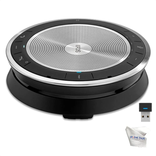EPOS - Sennheiser Expand 30+ Speakerphone - USB Bluetooth Dongle, GTW Microfiber Cloth, Compatible with Teams, Zoom, Webex, Skype, PC, Laptop, Mobile Phone, Tablet.