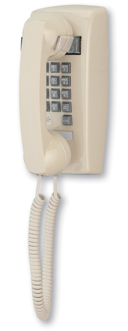 Cortelco Wall phone with Indicator and Flash button | 2554 VBA 27F (Ash) Flash/Message Indicator Phone