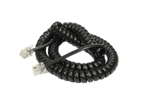 6 ft handset cable cord | plugs handset into phone