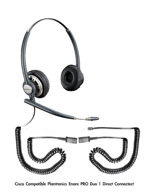 Plantronics Encore PRO Duo Wideband Headset, HW720 | Toshiba Compatible Direct Connect