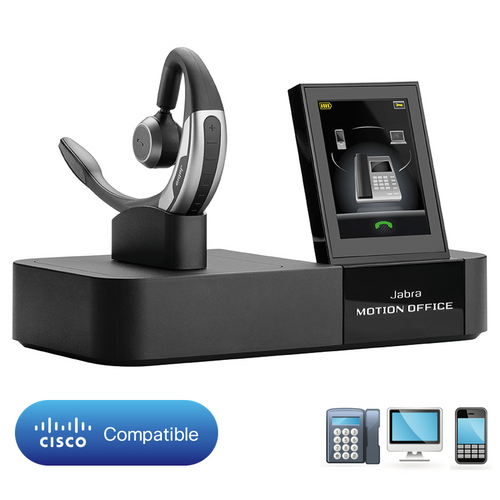 Cisco Certified JABRA Motion Office UC Bluetooth Wireless Headset | Certified for Cisco Phones: 89xx, 99xx, 7925G, IP Communicator (CIPC), 6670-904-105