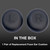 Replacement Ear Pad Cushions Compatible with Jabra Evolve2 65 and Evolve2 40 Headsets, Fits Earpiece Earcup to Exact Specs, 2pk of Leather Ear Cushions by Global Teck Worldwide (2-Pack Ear Cushions)
