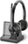 Plantronics - Savi 8220 Office Wireless DECT Headset (Poly) - Dual Ear (Stereo) - Compatible to connect to PC/Mac or to Cell Phone via Bluetooth - Works with Teams (Certified), Zoom,Black