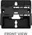 Poly Wall Mount Bracket for Polycom VVX 150/250 Desk Telephones Only, 89D19AA, Engineered for Secure Fit, Ideal for Clutter-Free Workstations, Enhances Accessibility Common Areas, Global Teck Cloth