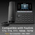 Yealink Phone Power Adapter PS5V2000US - for Yealink Telephones T46, T48S, T58A, T58-CAM, T54W, T57W, Teams Phones - MP52, MP54, MP56, T85W, T87W, Global Teck Microfiber Cloth