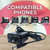 Yealink Power Adapter 5 Volt 1.2 Amp, Yealink Compatible Phones - T53, T53W, T26P, T27, T28P, T34W, T41P, T42G, T43U, T20P, T22P, MP50, Global Teck Microfiber