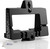 Yealink Wall Mount Bracket T43U, T44U, T44W, T42S, T40P, T41P, T42G Secure Holder for Offices, Clinics - Durable Build, Fast Easy Install, Frees Desk Space, Exact Fit For Phone, GTW Cloth