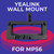 Yealink MP56 Wall Mount Phone Bracket, Secure Durable Holder for Desk Phones, Easy Installation, Space-Saving Organizer for Offices, Call Centers, Clinics, Workstations & Home Use with GTW Cloth.