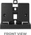 Poly CCX 600/700 Wall Mount Bracket for Desk Phones Only, Secure Precision Fit for Cleaner Workstations and Common Areas, Easy Access, Part 85W91AA, 2200-49743-001, Includes Global Teck Cloth
