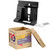 Poly VVX 350 Wall Mount Brackets 10 Pack for Desk Phones Only, Secure Precision Fit for Cleaner Workstations and Common Areas, Easy Access, Part 89D23AA, 2200-48833-004, Includes Global Teck Cloth