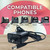 Yealink Power Adapter 5 Volt 1.2 Amp, Yealink Compatible Phones - T53, T53W, T26P, T27, T28P, T34W, T41P, T42G, T43U, T20P, T22P, MP50, Global Teck Microfiber