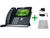 Yealink T48S SIP POE Office Phone Bundle with Power Supply and Microfiber Cloth- Requires VoIP Service - Vonage, Ring Central, 8x8, Mitel or Cloud Services (T48S WiFi Bundle)