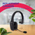 Ear Cushions Kit Made for BlueParrott B450 XT - Extra-Thick Memory-Foam Cushion for All Day Comfort Restores Original Headset Comfort - Ideal for High Usage (Black), B450 XT only - Prior to May 2020