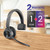 Poly Voyager 4310 - UC Wireless Bluetooth Mono Headset (USB-C) with Charge Stand - Bundled with Global Teck Microfiber Cloth - Compatible with Deskphone, PC/Mac, Works with Zoom, RingCentral, Vonage