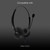 Replacement Headband Earpads Made of Leatherette with Soft Foam Interior, Set of 3 — Compatible with Mitel 5330/5340/5361; Plantronics CS50/CS55/CS60; Jabra Models 2100/2110/2124/2125/9300/9330/9352