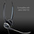 Replacement Headband Earpads Made of Leatherette with Soft Foam Interior, Set of 3 — Compatible with Mitel 5330/5340/5361; Plantronics CS50/CS55/CS60; Jabra Models 2100/2110/2124/2125/9300/9330/9352