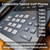 Yealink Replacement Handset Receiver for T46G, T46S, T46U, T48G, T49G, T48U, VP59 Office Yealink Desk Telephones - Restores Original Audio Sound Quality, Includes Global Teck Microfiber Cloth