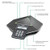 Global Teck Bundle of Yealink CPE80 Expansion Microphone for Yealink Conference Phone CP860, Microfiber Cloth Included, Single Mic Extender (1 Unit)