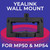 Yealink Wall Mount Bracket for MP54 / MP50 ONLY – Exact Fit, Secure Wall Install, Easy Install – Includes Global Teck Cloth