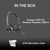 Poly Voyager 4320 UC Plantronics Wireless Office Computer Headphones Bundle with USB Receiver Adapter for Phone Calls and Video Meetings,PC, Mac