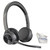 Poly Voyager 4320 UC Plantronics Wireless Office Computer Headphones Bundle with USB Receiver Adapter for Phone Calls and Video Meetings,PC, Mac