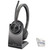 Poly Voyager 4320 UC Wireless Bluetooth Duo Headset (USB-C) Teams Version With Charge Stand -GTW Bundle for Deskphone, PC/Mac, Works with Zoom, RingCentral, 8x8, Vonage, Microfiber Included