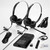 Training Headset Bundle - XS 825 Headphones, Poly MDA524 USB-C & Y Splitter w/ Mute Button, Compatible w/ Teams, Zoom, UC Platforms, Deskphones & PC Softphones - for Coaching, Monitoring & Support