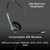 Headset Ear Pads Foam Covers - Comfort and Fit Designed to be Compatible with Jabra, Blue Parrott B250 Series (XT/XTS/XT+), Poly Wireless and Wired Earpieces,VXI CC Pro, AddaSound (10-Pack)