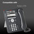 Plantronics HW540 EncorePro Noise Cancelling Convertible Headset for Avaya Phones, Mute Button Telephone Cord Included, Compatible w/J139, J169, J179, 1608,1616, 9610, 9620, 9620L, 9620C, 9630, 9630