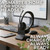 Yealink WH64 Wireless DECT Headset & Bluetooth UC Duo, Teams & Zoom Compatible, Acoustic Shield 2.0, 3-Mic Noise Cancellation, All-Day Comfort, Plug & Play for PC, Phone & UC Platforms, Long Battery