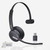 Yealink WH64 Hybrid Wireless Headphones DECT & Bluetooth Mono MS, Teams Certified, For PC, Laptop & Mobile, USB-C Dongle, 150m Range, 32H Talk Time, 3-Mic Noise Cancelling Acoustic Shield 2.0