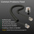Yealink Phone Cord Replacement HD Compatible Audio 6 ft Universal Curly Handset Cable – For Desk Landline Telephones Resolves Static noise issues - Fits Exact Specs To Deliver Optimal Volume Levels