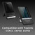 Yealink Phone Power Adapter PS5V2000US - for Yealink Telephones T46, T48S, T58A, T58-CAM, T54W, T57W, Teams Phones - MP52, MP54, MP56, T85W, T87W, Global Teck Microfiber Cloth