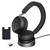 Jabra Evolve2 75 Wireless Bluetooth Headphones - Charging Headset Stand, USB-A Dongle, Compatible with Zoom, Webex, Teams, Phone Calls, PC, MAC, Mobile, Global Teck Gold Support Plan, Cellphone Wallet
