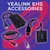 Yealink EHS40 Adapter For Connecting Wireless Headsets to Yealink Desk Phones - Compatible with Jabra, Poly, EPOS on T54W/T53W/T53/T58A/T57W/T48U/T46U/T46S/T43U/T42U, MP5x, T7x, T8x Series, Cloth