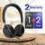 Yealink BH72 Bluetooth Headset Teams with Charging Headphones Stand, USB-A (Black) - Ideal For Zoom and Teams Video Conferencing, Enhanced Audio For Phone Calls, Music, Podcasts, GTW Cloth