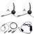 XS 820 Mono and XS 825 Stereo Wired Headset Bundle – Designed for Training, Coaching, Monitoring, and Onboarding – Compatible with Yealink, Avaya, Polycom, Cisco, Mitel, Nortel Desk Phones