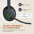 BH74 Yealink Headset Bluetooth Wireless with Headphone Charging Stand, Compatible with Teams, Zoom, Webex, Meet Video Calls, Acoustic Shield Mic & Hybrid ANC, Long Battery, Ideal for Office & Remote