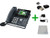 Yealink T46G IP Office Telephone - Global Teck Bundle with Power Supply and Microfiber Cloth - Requires VoIP Service - Ring Central, Vonage, 8x8, Mitel or Cloud Services (T46G Basic Bundle)