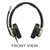 Poly Mission 825 USB Headset for Loud Rooms, Active Noise Canceling C01FCAA front