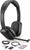 HP Poly Focus 625 Bluetooth headset with included accessories