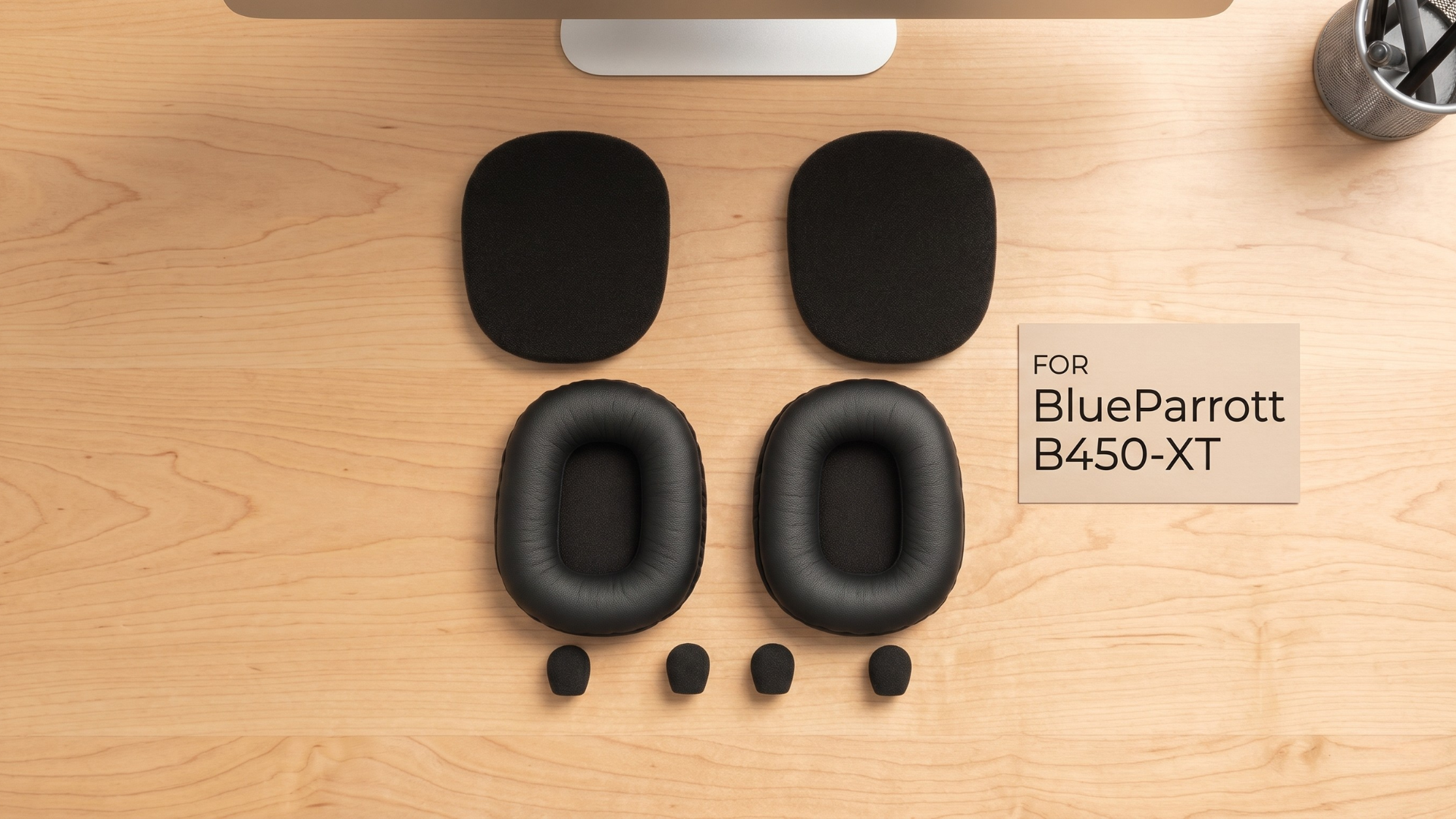 BlueParrott B450-XT replacement ear cushions for professional headsets.