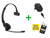 Sennheiser Bluetooth MB PRO1 Wireless Headset with Wall Charger (SEN-MBPRO1-B)