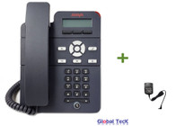 Avaya IP Phone J129 Bundle with Power Supply | Single Line Phone | Dual Ethernet Port | 700513639