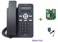 Avaya IP Phone J129 Bundle with Power Supply and Wireless Module | Single Line Phone | Dual Ethernet Port | 700513639