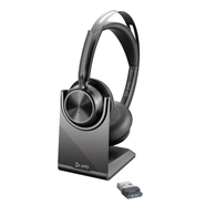 Poly Voyager Focus 2 UC, Stereo Bluetooth Headset with Charge Stand, USB-C for Teams