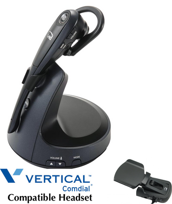 Comdial Vertical Compatible VXI V150 Wireless Headset Bundle | Remote ...