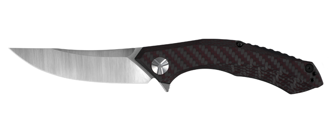 0022 ZT KVT 20CV Ceramic Blast TI/CF Folding Knife